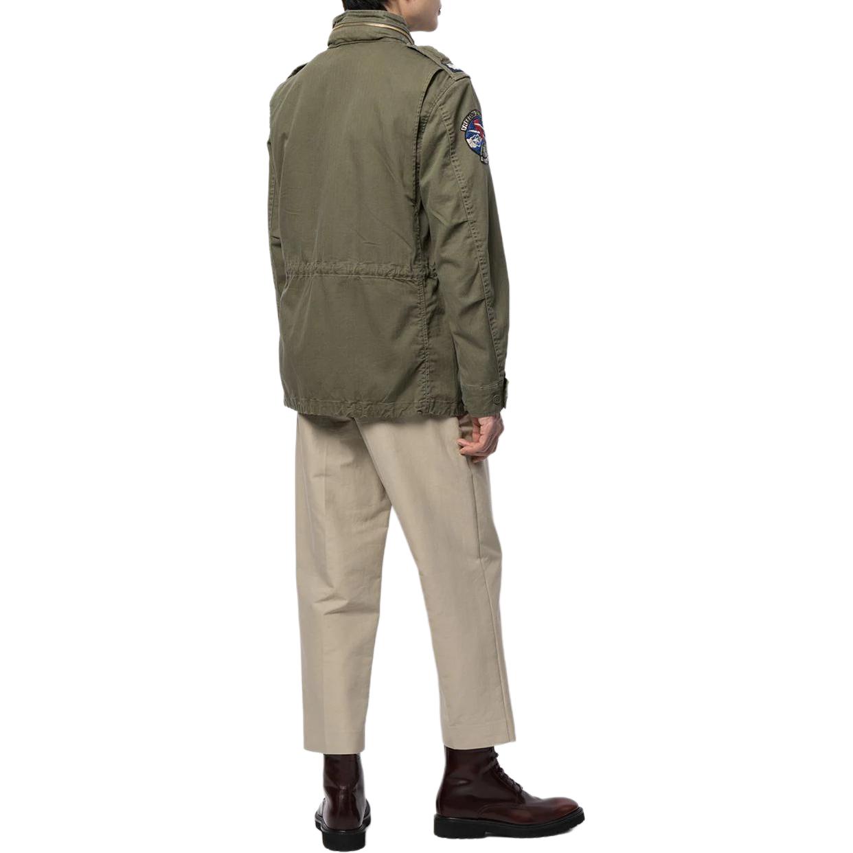 Polo Ralph Lauren FW21  Green Logo Print High-Neck Zip-Up Jacket 710722923-003 圖 4