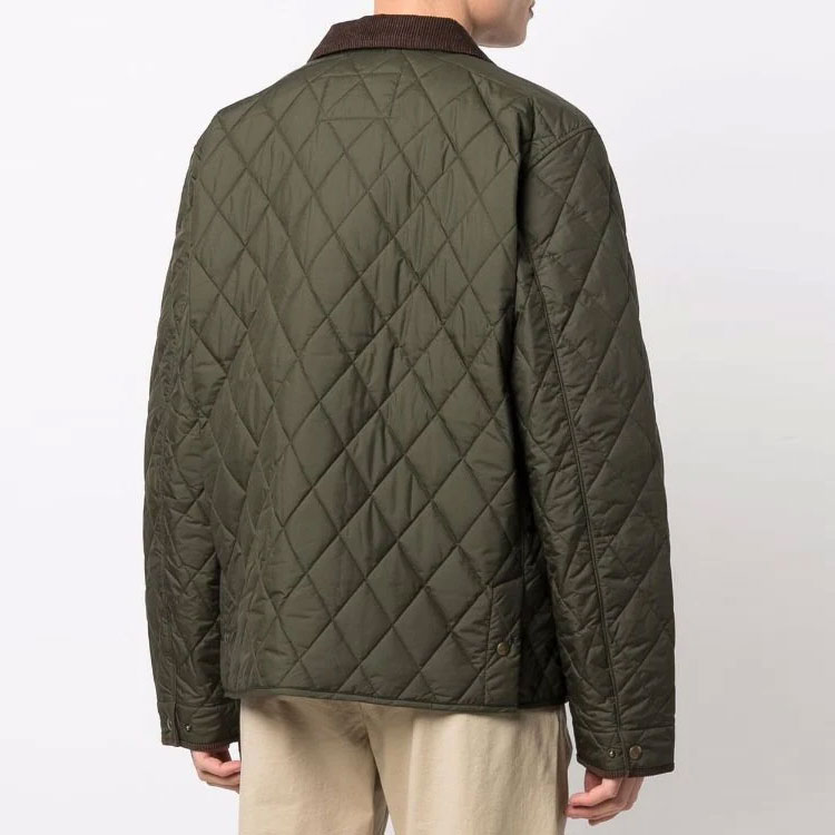 Polo Ralph Lauren FW21  Green Quilted Loose Fit Long Sleeve Jacket. 710847071-001 圖 4