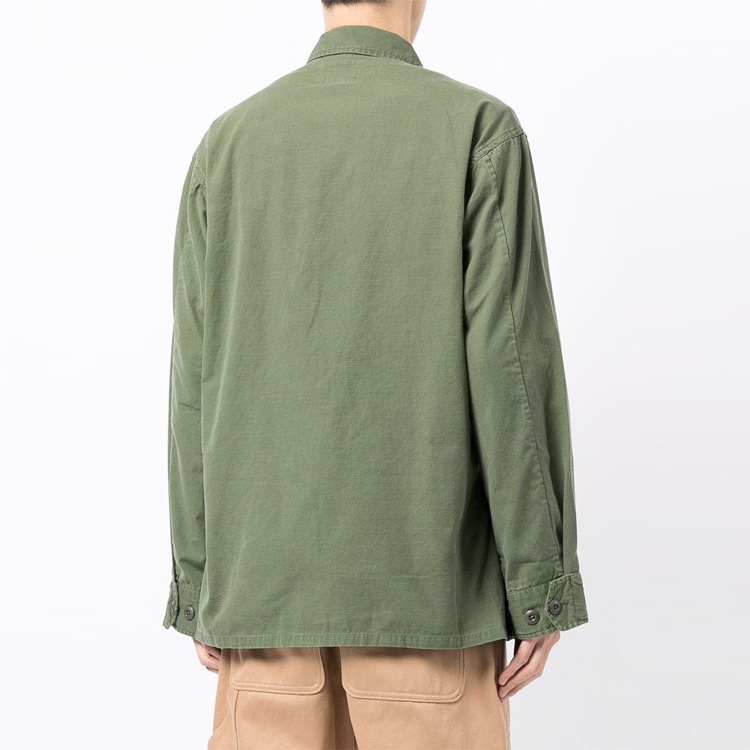 Polo Ralph Lauren FW21  Green Solid Multi-Pocket Long Sleeve Shirt. 710812744-001 圖 5