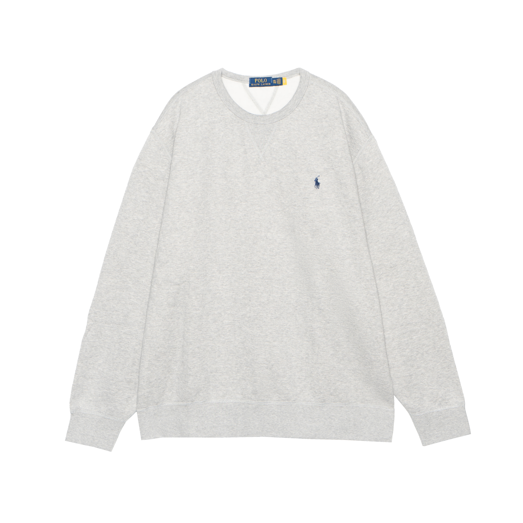 Polo Ralph Lauren FW21  Grey Logo Embroidered Crewneck Sweater 710766772-004 圖 2