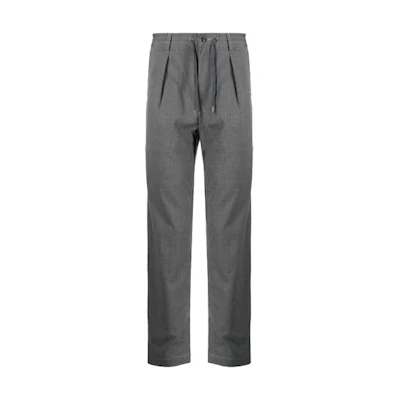 Polo Ralph Lauren FW21 Grey Straight-Leg Pleated Casual Pants. 710841177005MEDIUM