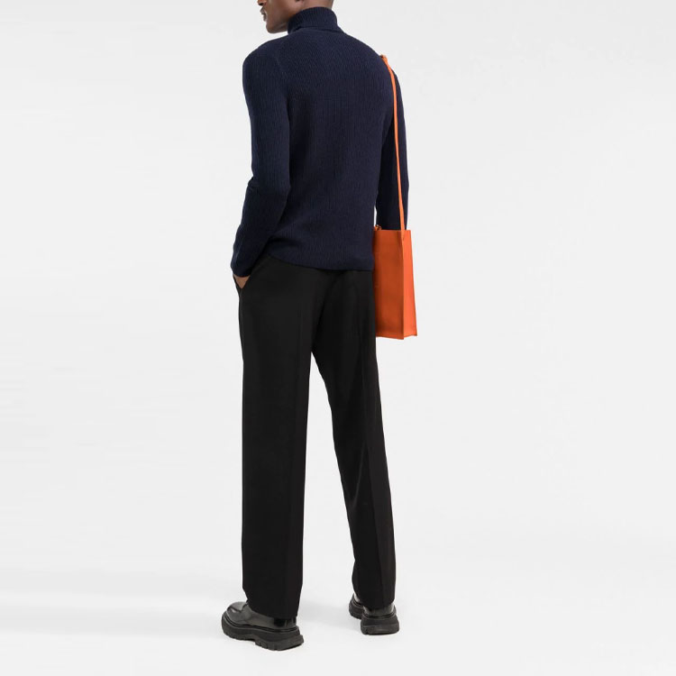 Polo Ralph Lauren FW21  High Neck Wool Sweater with Logo Embroidery Blue 710810838-002 圖 4