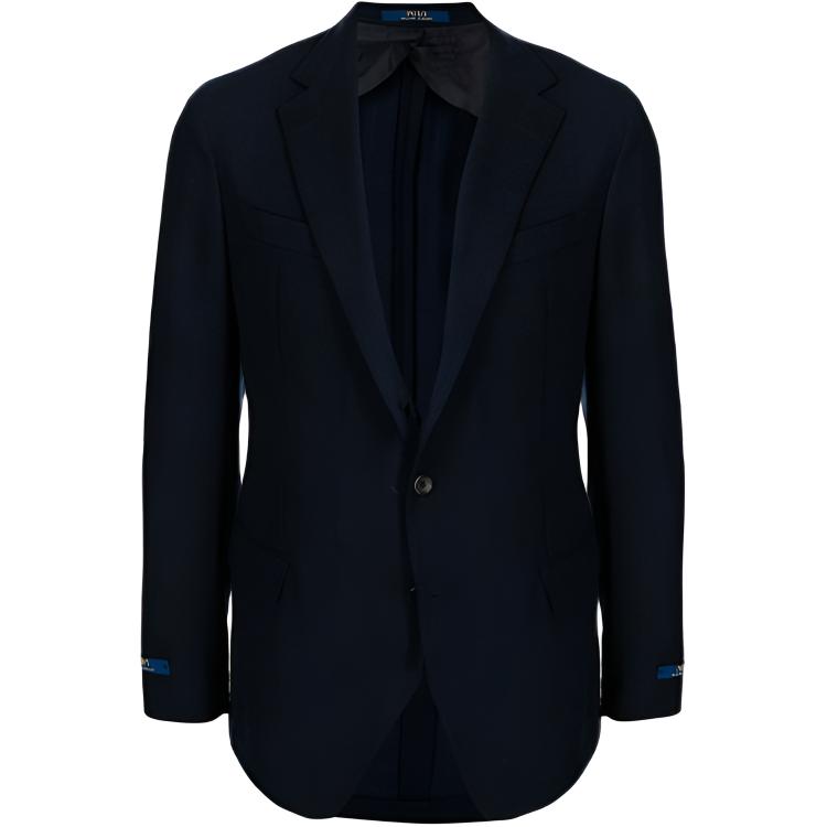Polo Ralph Lauren FW21  Single-Breasted Black Blazer Jacket. 715836578-001