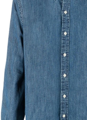 Polo Ralph Lauren FW21 標誌牛仔長袖襯衫 男士 藍色 710548537-001 Sizing Polo Ralph Lauren FW21 標誌牛仔長袖襯衫 男士 藍色 710548537-001