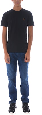 Polo Ralph Lauren FW21 logo刺繡圓領T恤 黑色款 710740727-001 Shop Polo Ralph Lauren FW21 logo刺繡圓領T恤 黑色款 710740727-001