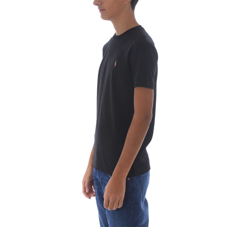 Details for Polo Ralph Lauren FW21 logo刺繡圓領T恤 黑色款 710740727-001