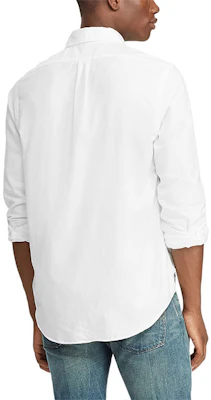 Polo Ralph Lauren FW21 刺繡標誌牛津長袖襯衫 白色 男款 MNPOWOV16820357-100 Details for Polo Ralph Lauren FW21 刺繡標誌牛津長袖襯衫 白色 男款 MNPOWOV16820357-100