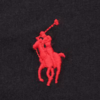 Cheap Polo Ralph Lauren FW21 Logo Embroidered Short Sleeve T-Shirt Black Mens. 710680785-001