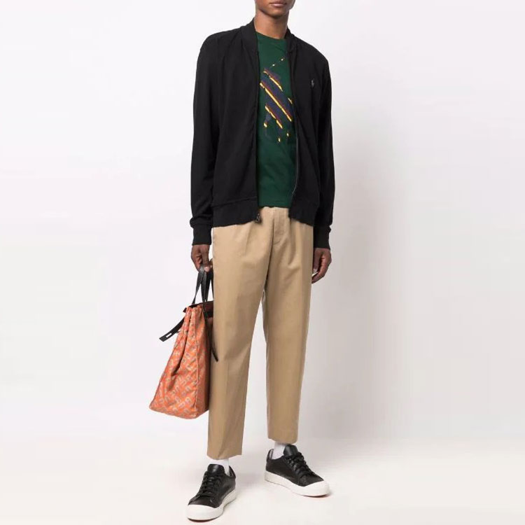 Polo Ralph Lauren FW21 Logo Embroidered Zip Jacket for Men 710842844-003 圖 6