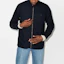 Shop Polo Ralph Lauren FW21 Navy Blue Zip-Up Shirt Jacket 710842650-002