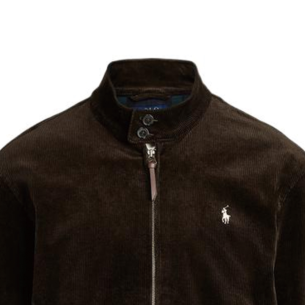 Polo Ralph Lauren FW21 Solid Logo Embroidered Casual Zip Jacket Brown Men. MNPOOTW16020654-200 圖 6