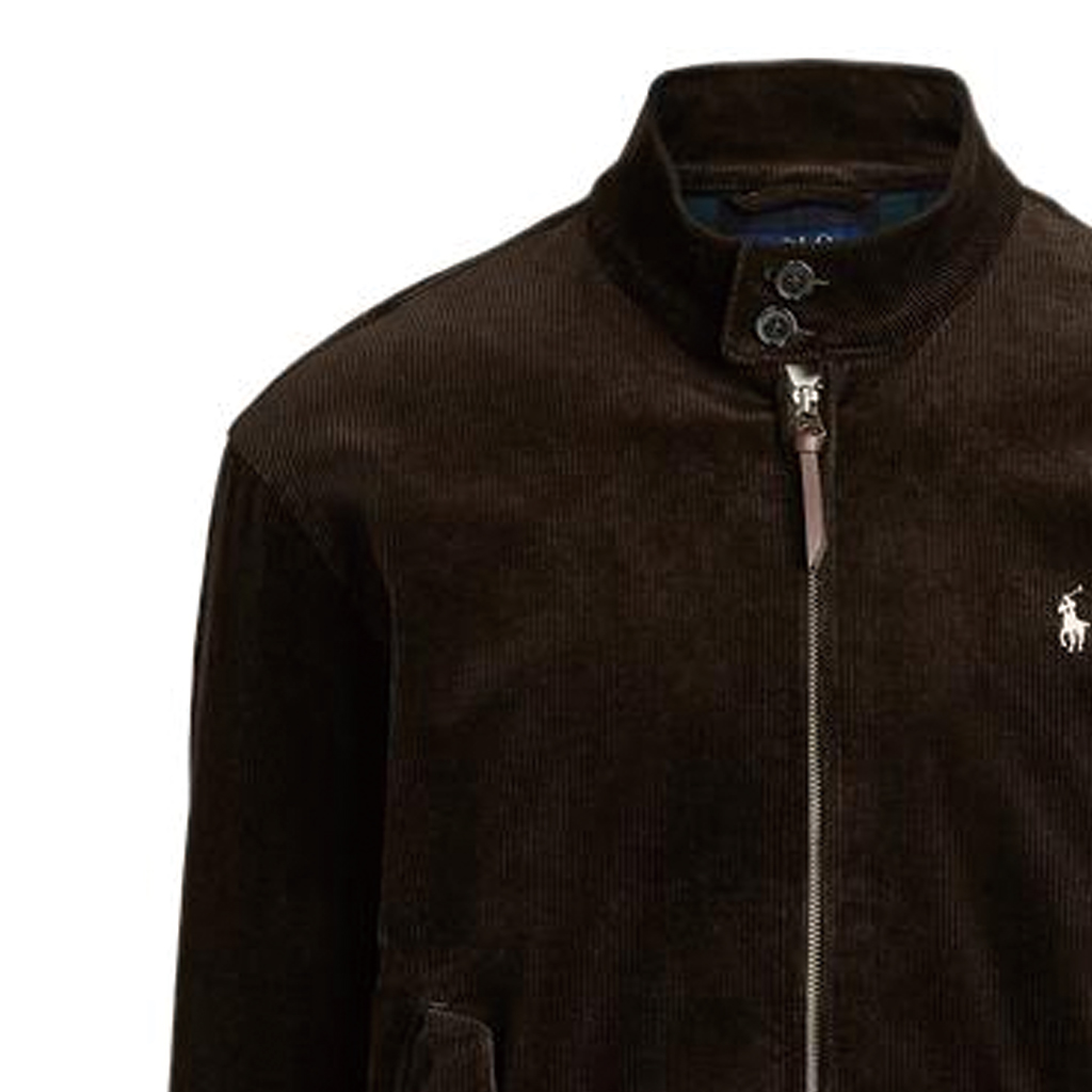 Polo Ralph Lauren FW21 Solid Logo Embroidered Casual Zip Jacket Brown Men. MNPOOTW16020654-200 圖 7