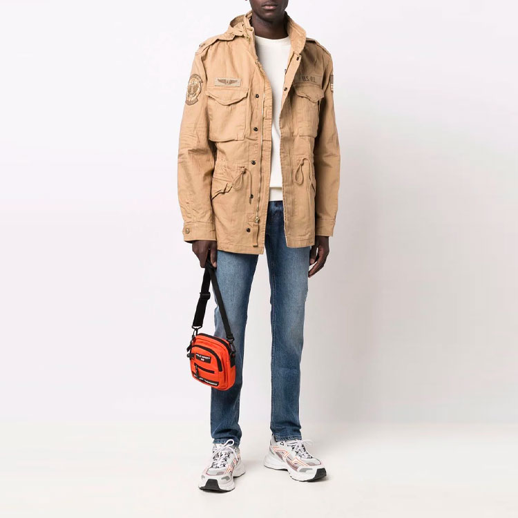 Polo Ralph Lauren FW21 Solid Logo Patch Long Sleeve Jacket Khaki 710847062-001 圖 3