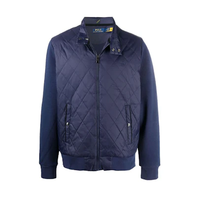 Polo Ralph Lauren FW21 Solid Quilted Front Jacket Men’s Blue 710850416-002