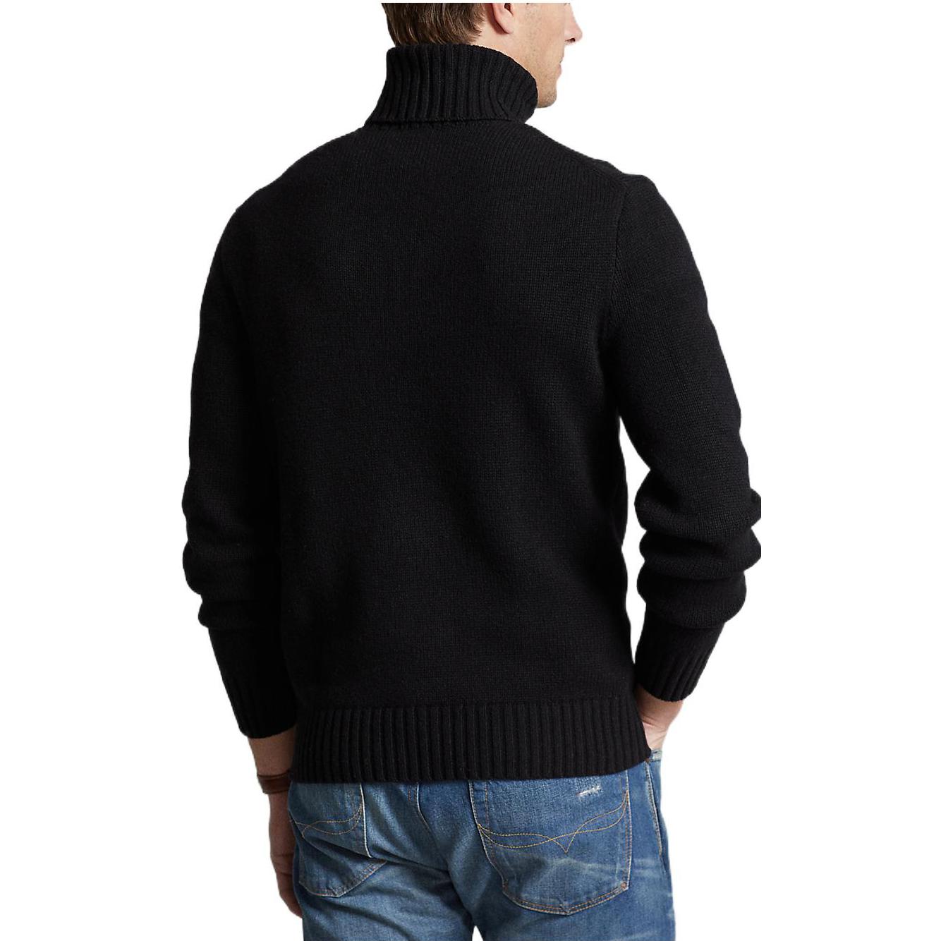 Polo Ralph Lauren FW22  Black Bear Knit Turtleneck Pullover Sweater MNPOSWE16821169-001 圖 5