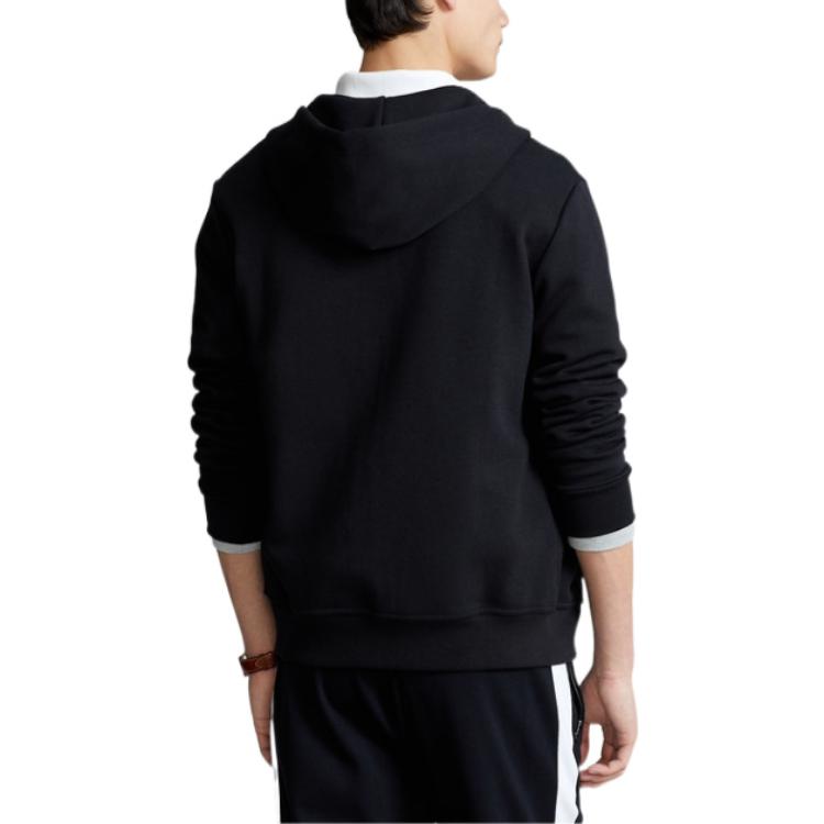 Polo Ralph Lauren FW22  Black Full-Zip Solid Color Hoodie Jacket. MNPOKNI16822-532 圖 4