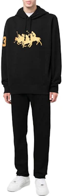 Polo Ralph Lauren FW22 黑色标志印花连帽夹克. 710880189-001 Lookbook Polo Ralph Lauren FW22 黑色标志印花连帽夹克. 710880189-001