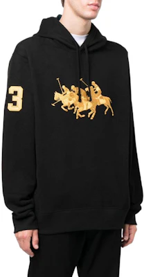 Polo Ralph Lauren FW22 黑色标志印花连帽夹克. 710880189-001 Purchase Polo Ralph Lauren FW22 黑色标志印花连帽夹克. 710880189-001