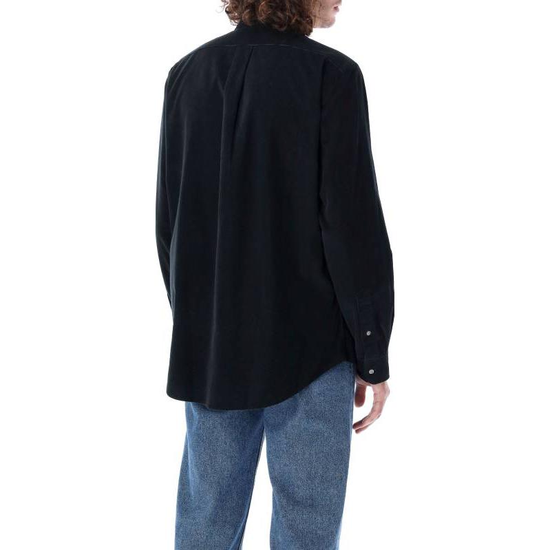 Purchase Polo Ralph Lauren FW22 Camisa Negra de Manga Larga con Logo Sólido. 710853123V-003