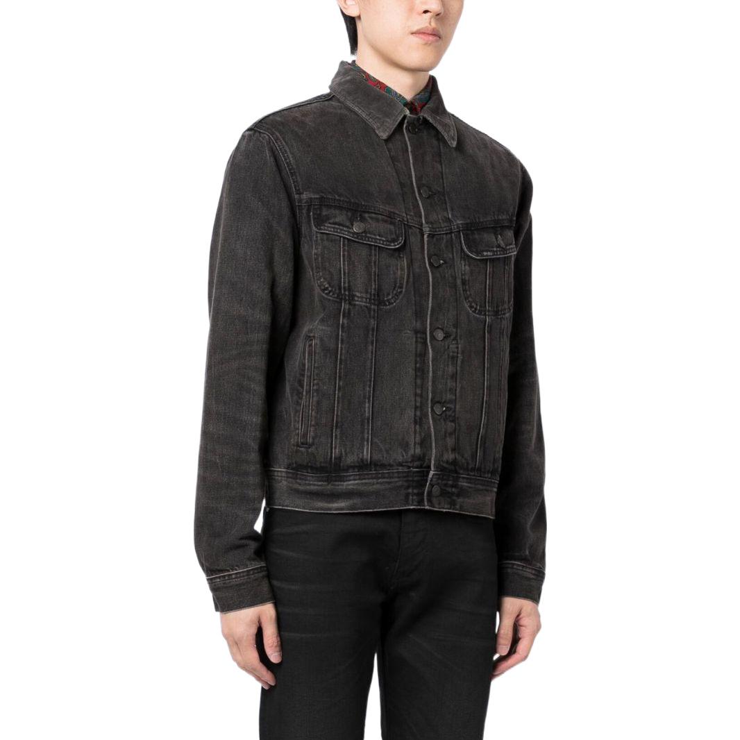 Polo Ralph Lauren FW22  Black Single-Breasted Denim Jacket. 710878854-001 圖 5