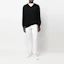 Lookbook Polo Ralph Lauren FW22 Black V-Neck Wool Sweater with Pony Embroidery. 710876848-001