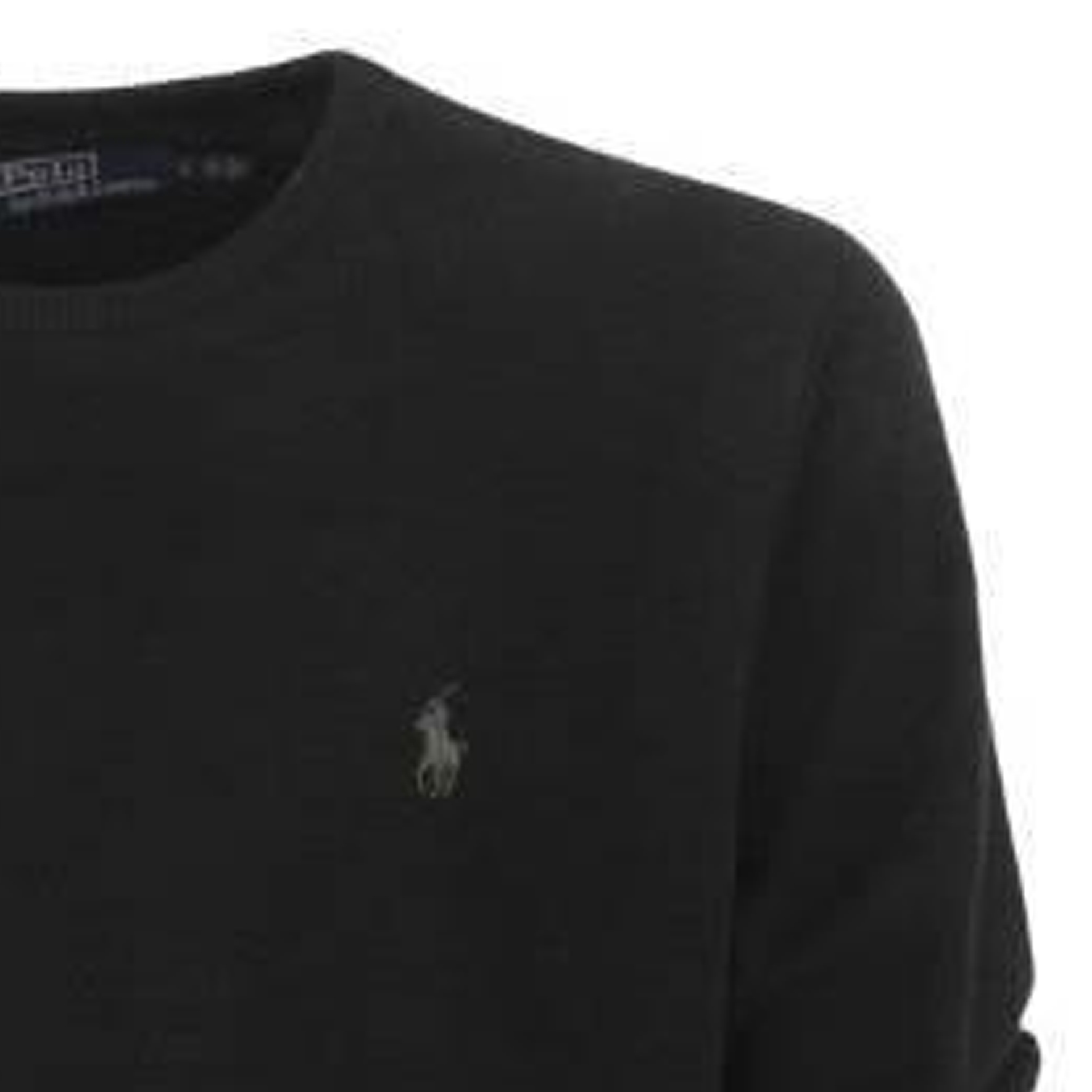 Polo Ralph Lauren FW22  Black Wool Pullover Sweater with Embroidered Logo. 710876714-003 圖 7