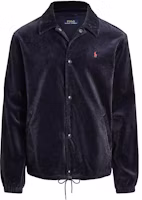 Polo Ralph Lauren FW22 Blue Embroidered Logo Single-Breasted Jacket. 710876600-001 Polo Ralph Lauren FW22 Blue Embroidered Logo Single-Breasted Jacket. 710876600-001