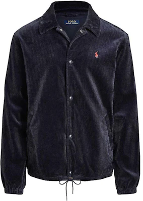 Polo Ralph Lauren FW22 Blue Embroidered Logo Single-Breasted Jacket. 710876600-001 Order Polo Ralph Lauren FW22 Blue Embroidered Logo Single-Breasted Jacket. 710876600-001