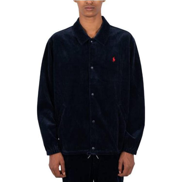 Polo Ralph Lauren FW22  Blue Embroidered Logo Single-Breasted Jacket. 710876600-001 圖 3