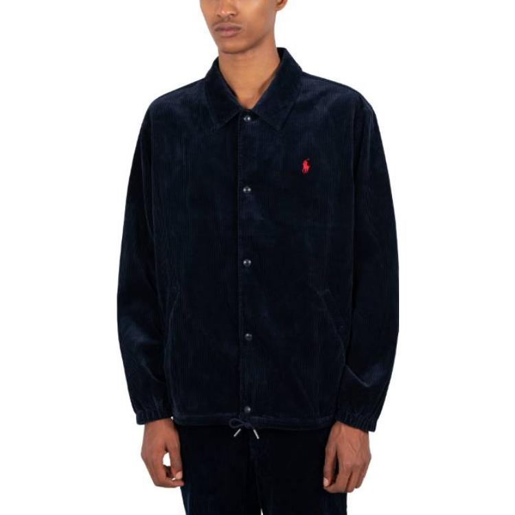 Polo Ralph Lauren FW22  Blue Embroidered Logo Single-Breasted Jacket. 710876600-001 圖 5