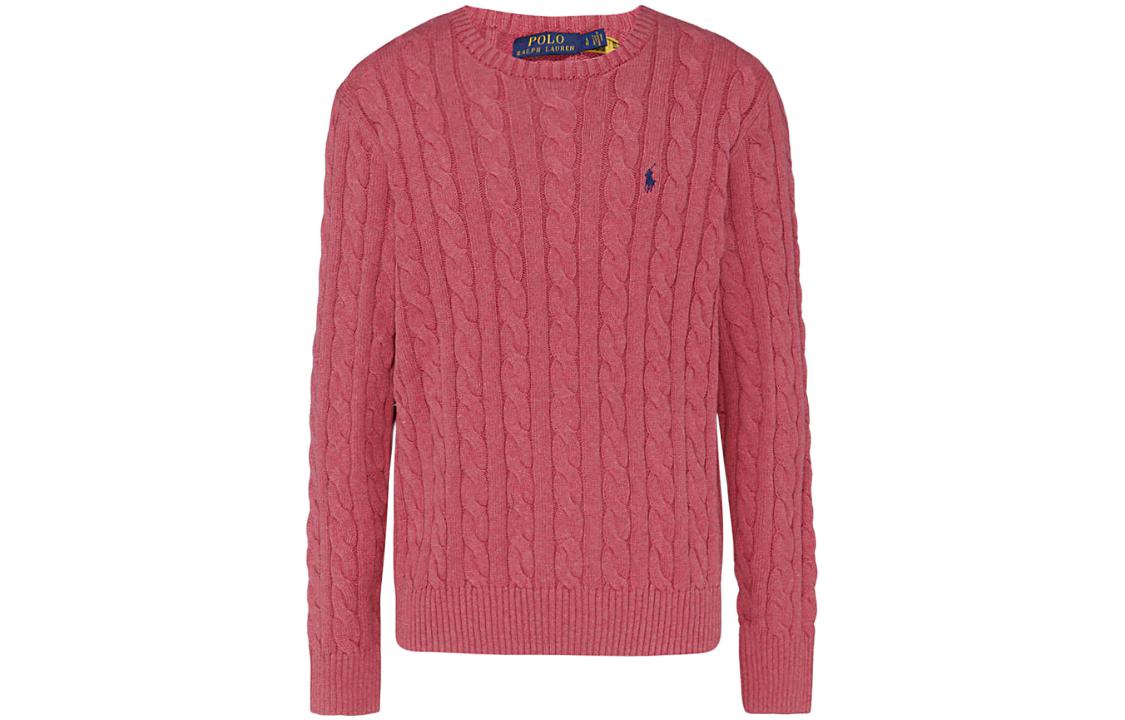 Polo Ralph Lauren FW22  Cable Knit Crewneck Sweater Rose Pink. 710775885-034 圖 2