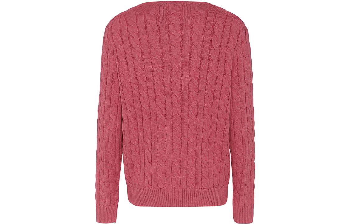 Polo Ralph Lauren FW22  Cable Knit Crewneck Sweater Rose Pink. 710775885-034 圖 3