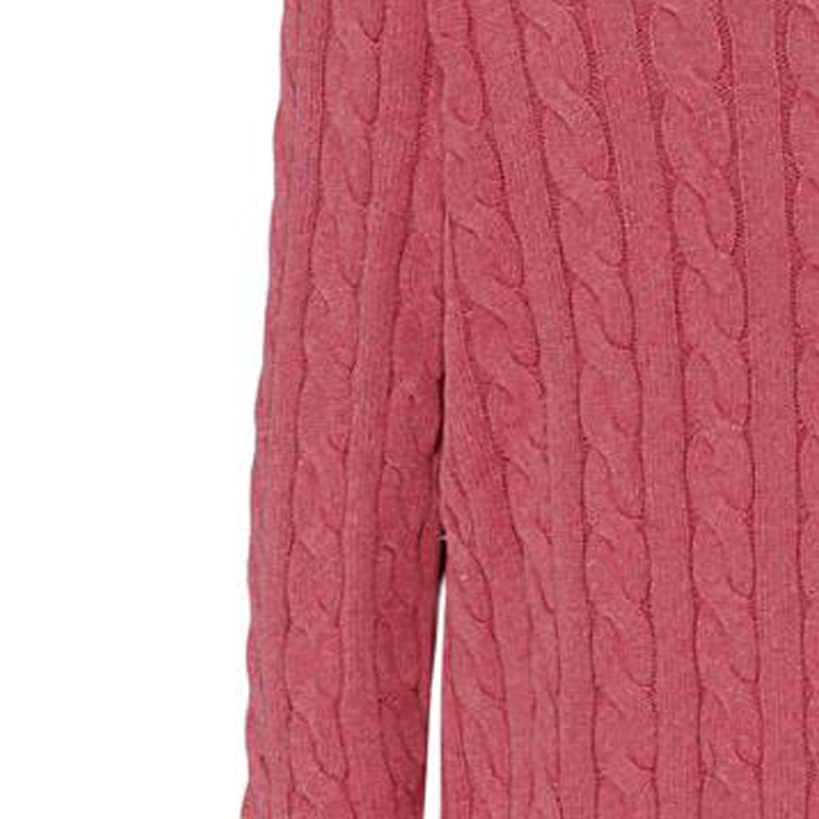 Polo Ralph Lauren FW22  Cable Knit Crewneck Sweater Rose Pink. 710775885-034 圖 7