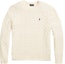 Buy 폴로 랄프로렌 FW22 크림 캐시미어 로고 자수 케이블 니트 스웨터. 710876762-010