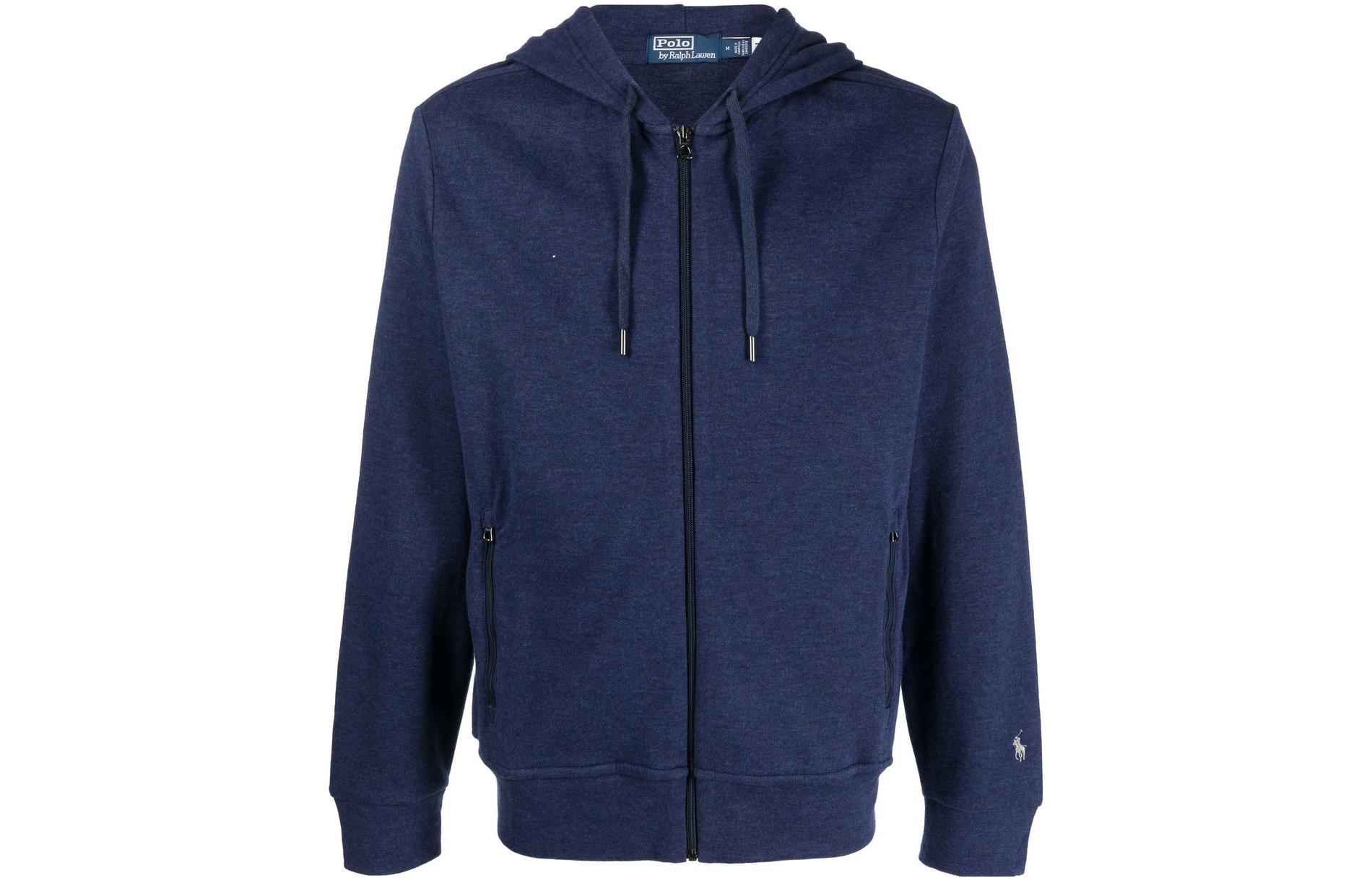 Polo Ralph Lauren FW22  Double Knit Zip Hoodie Jacket - Navy Blue. 710815288-006 圖 2