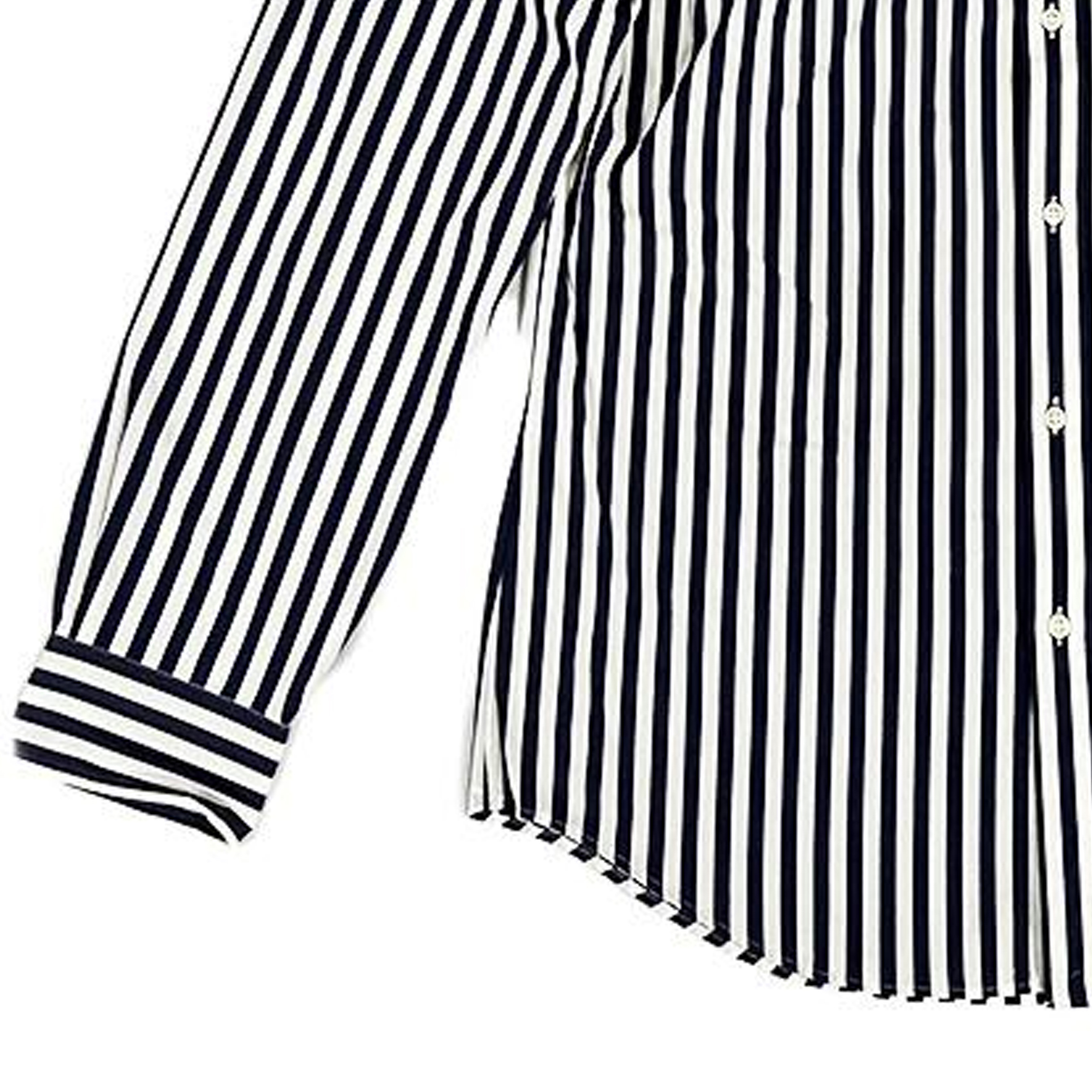 Details for Polo Ralph Lauren FW22 刺绣标志条纹长袖衬衫 海军蓝. 710844540-005