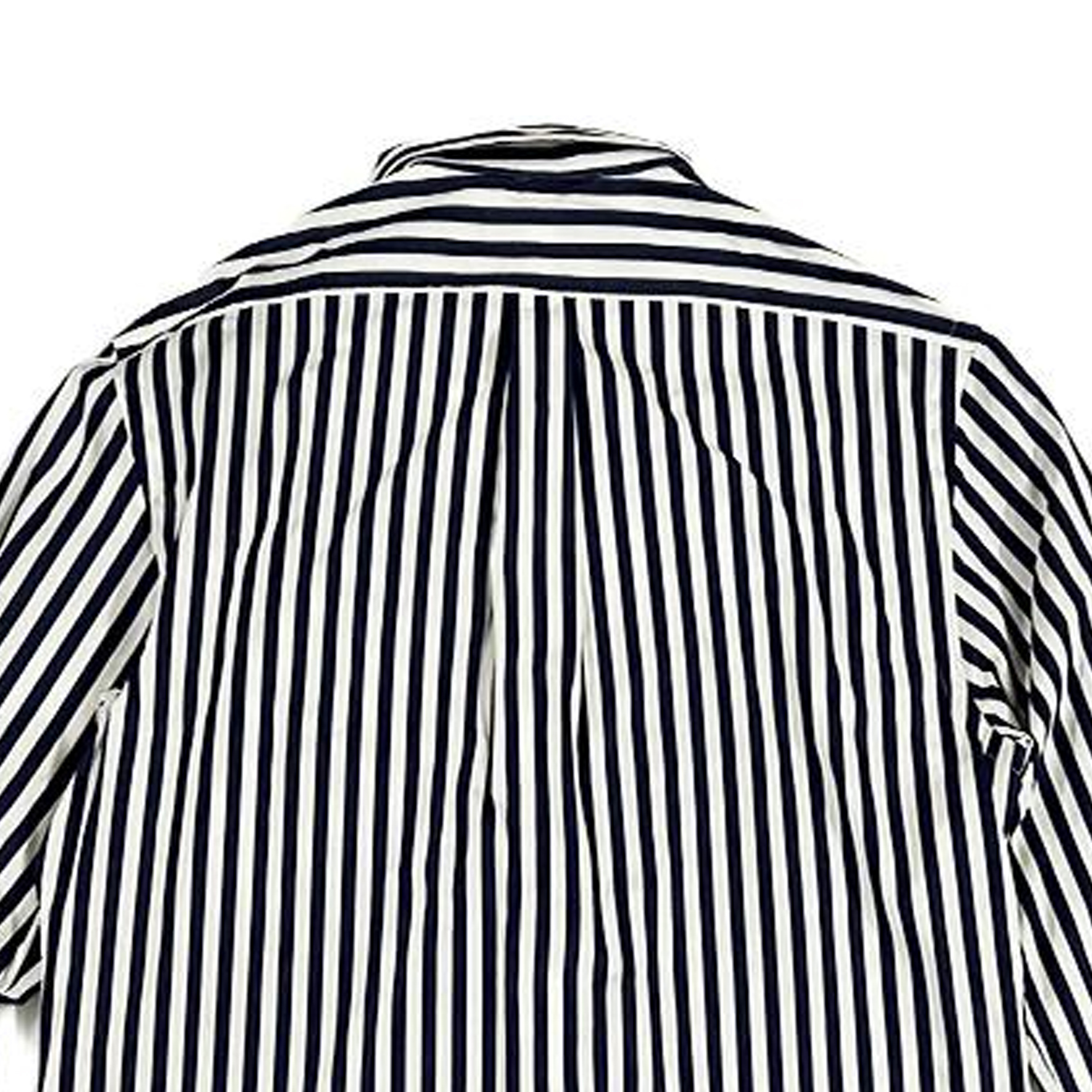 Sizing Polo Ralph Lauren FW22 刺绣标志条纹长袖衬衫 海军蓝. 710844540-005