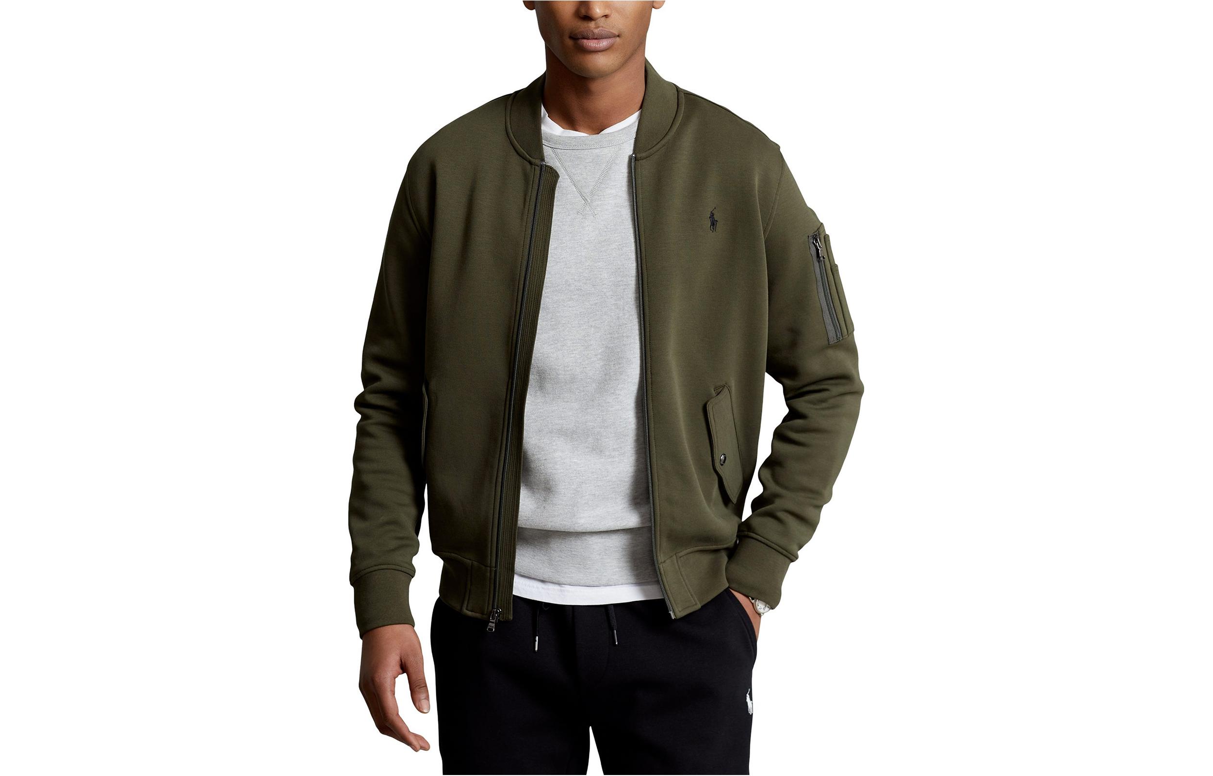 Polo Ralph Lauren FW22  Green Casual Solid Long-Sleeve Baseball Jacket 710881521-004 圖 2