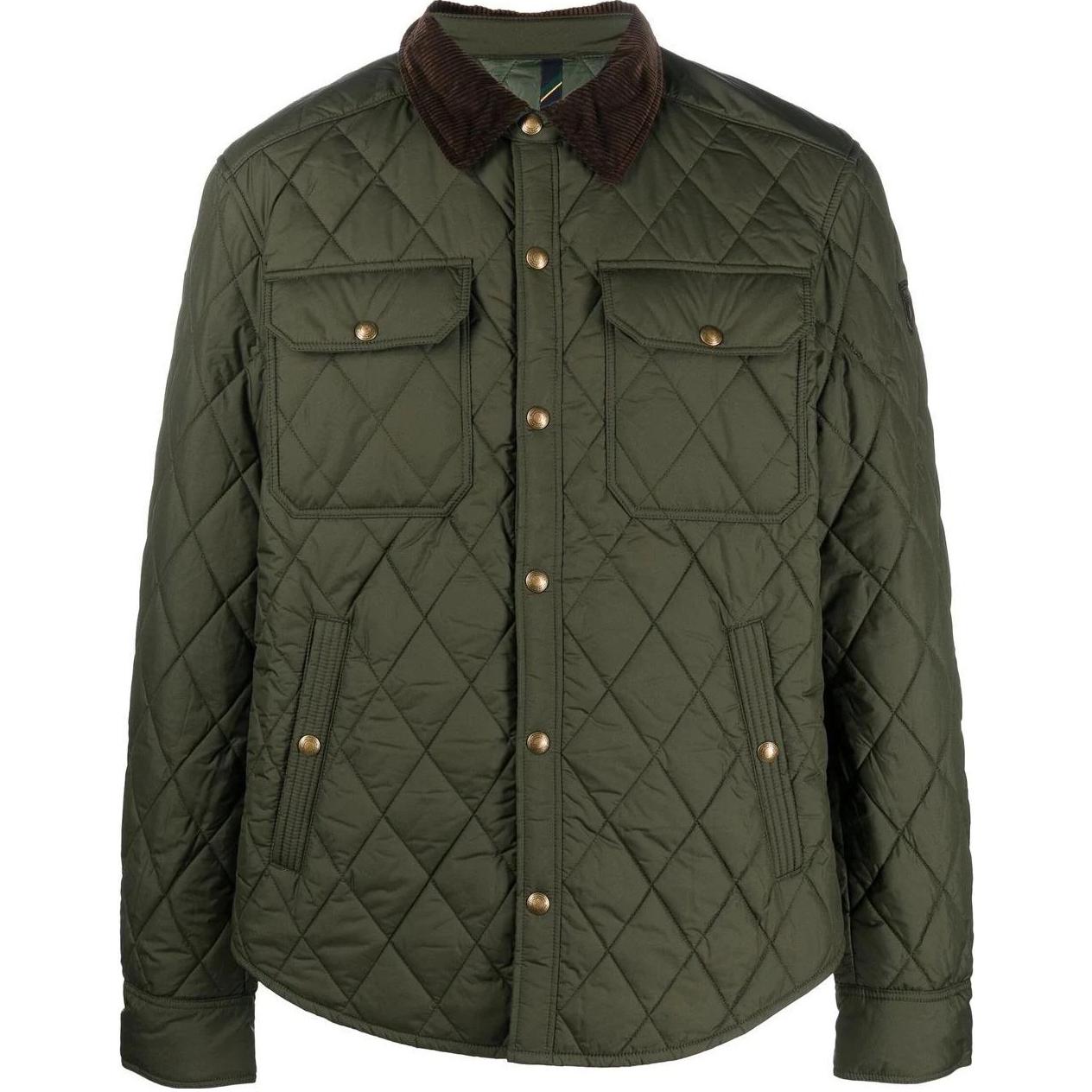 Polo Ralph Lauren FW22  Green Quilted Jacket 710876085-001