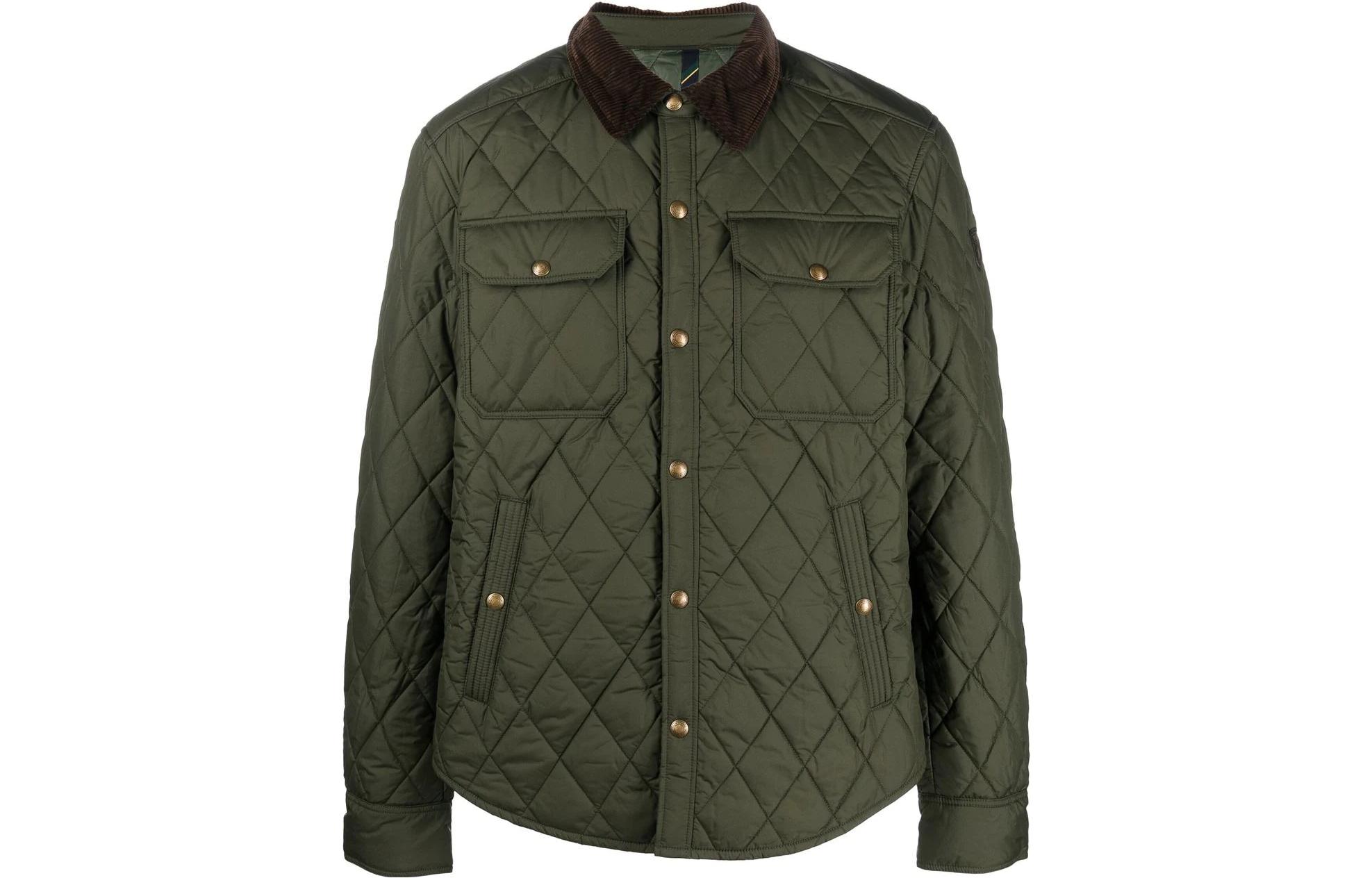 Order Polo Ralph Lauren FW22 綠色菱格紋外套 710876085-001