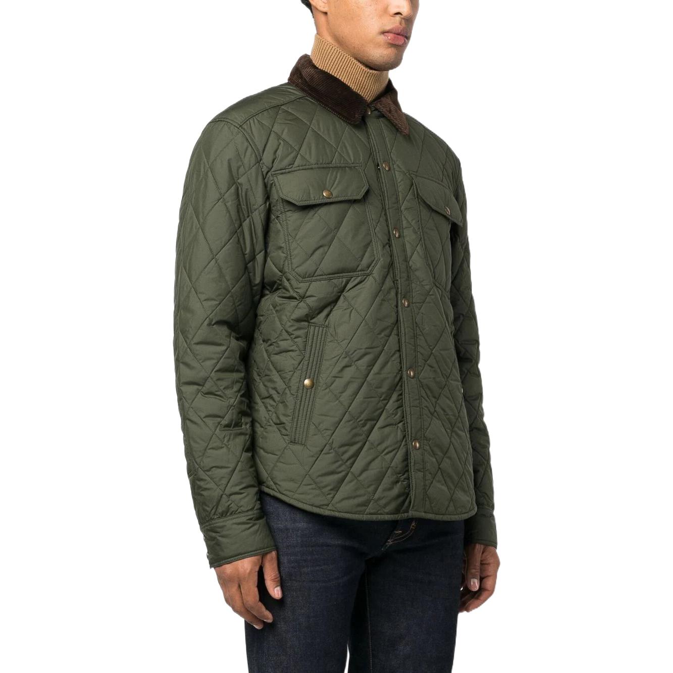 Purchase Polo Ralph Lauren FW22 綠色菱格紋外套 710876085-001