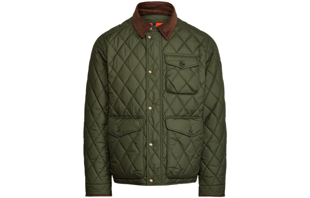 Order Polo Ralph Lauren FW22 綠色拼色領絎縫夾克 MNPOOTW16020663-301