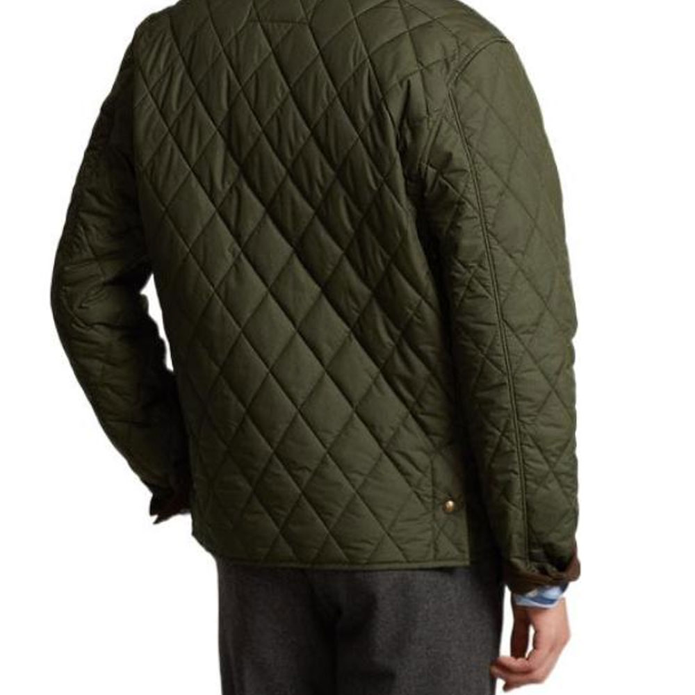 Sizing Polo Ralph Lauren FW22 綠色拼色領絎縫夾克 MNPOOTW16020663-301