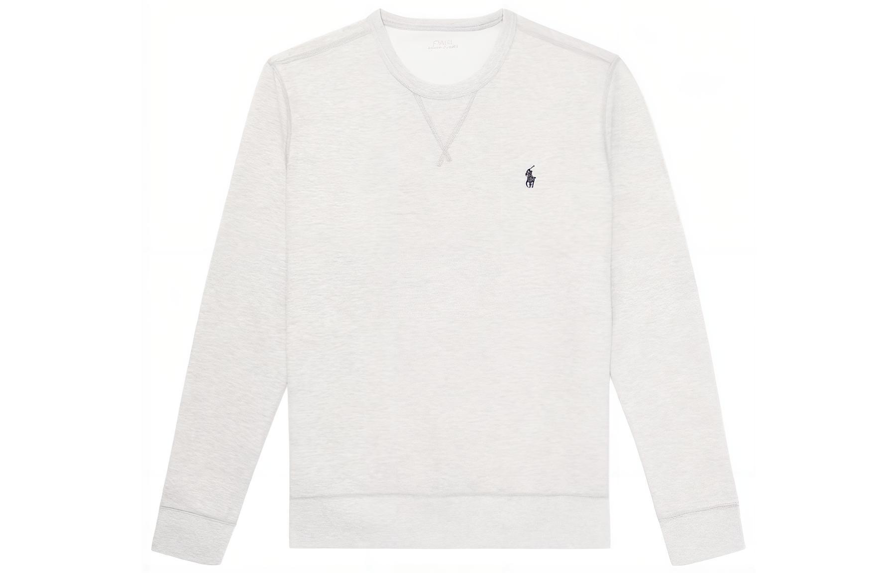 Polo Ralph Lauren FW22  Grey Crewneck Pullover Sweatshirt. MNPOKNI16822558-020