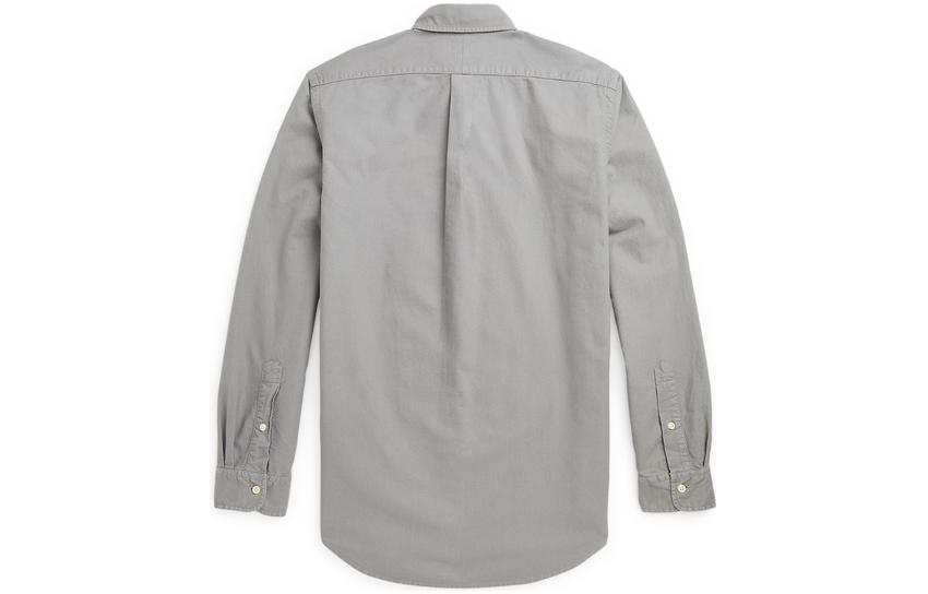 Polo Ralph Lauren FW22  Grey Long Sleeve Shirt with Embroidered Logo. MNPOWOV16822684-020 圖 3