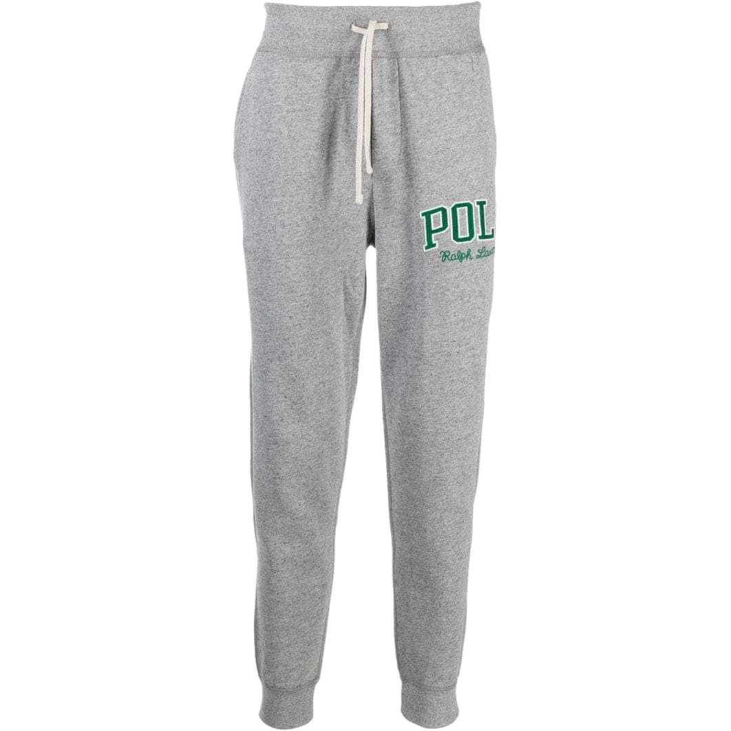 Polo Ralph Lauren FW22  Logo Print Knit Joggers Grey. 710878607-003