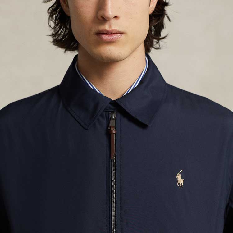 Polo Ralph Lauren FW22  Logo Print Long-Sleeve Jacket Navy Blue MNPOOTW16020541-410 圖 6