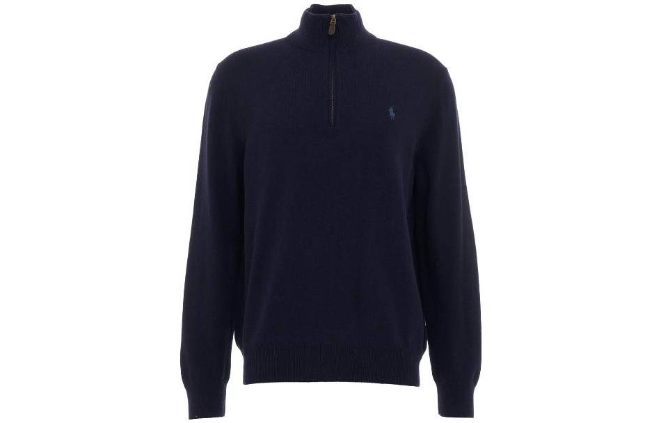 Polo Ralph Lauren FW22  Navy Logo Knit Half-Zip Sweater. 71087675622-001 圖 2