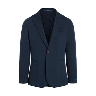 Polo Ralph Lauren FW22 Navy Slim Fit Single-Button Casual Blazer. MNPOSPC27620314