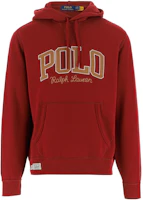 Polo Ralph Lauren FW22 Red Hoodie with Letter Logo Print. 710878613-004 Polo Ralph Lauren FW22 Red Hoodie with Letter Logo Print. 710878613-004